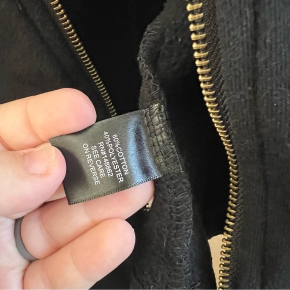 Torrid French Terry Military Hoodie Jacket - Size 00 (M/L) - Picture 6 of 8